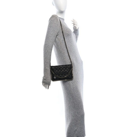 STELLA MCCARTNEY Shaggy Deer Falabella Mini Crossbody Bag
