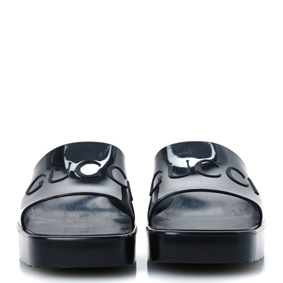 サンダル・ミュール [GUCCI] Women's Logo Rubber Slide Sandals NEW Gucci Rubber Logo Platform 20/60mm Slide Sandals 624730