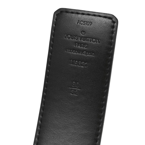 LOUIS VUITTON Calfskin Monogram 40mm LV Initiales Reversible