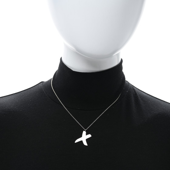（直営店）Tiffany & Co. Paloma's Graffiti X ペンダント Paloma's Graffiti X pendant in sterling silver, small