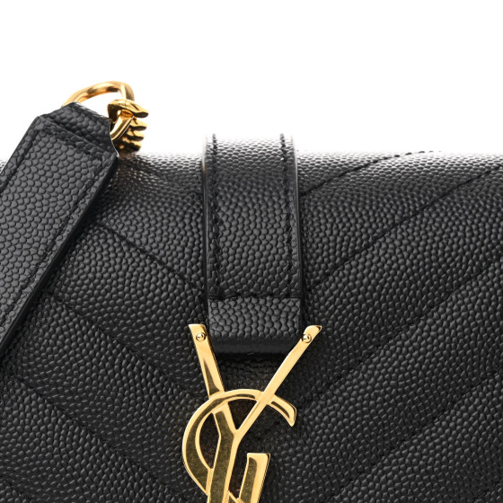 SAINT LAURENT Grain De Poudre Textured Mixed Matelasse
