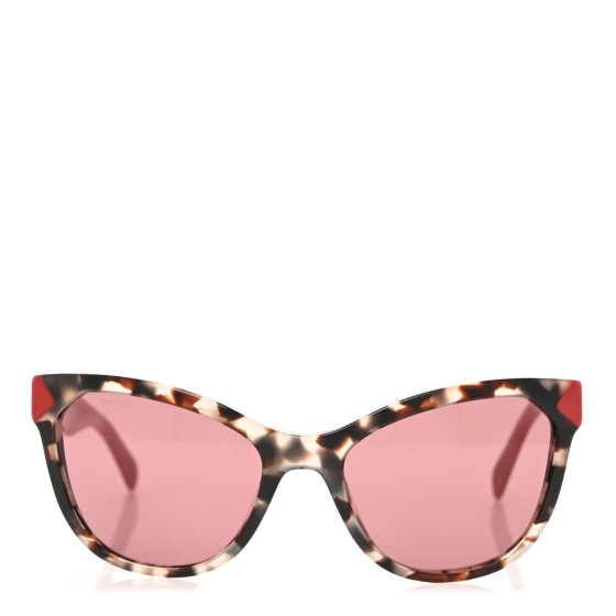プラダ サングラス SPR 21S 赤 べっ甲 PRADA Acetate Sunglasses SPR 21S Tortoise Red 1691647