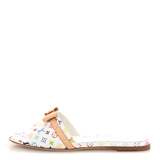 LOUIS VUITTON LV X TM Monogram Multicolor Flat Mule Sandals
