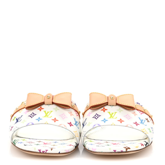 LOUIS VUITTON モノグラムミュール 39 LOUIS VUITTON LV X TM Monogram Multicolor Flat Mule Sandals