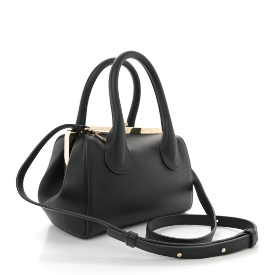 CHLOE Calfskin Small Joyce Black 1691001 | FASHIONPHILE