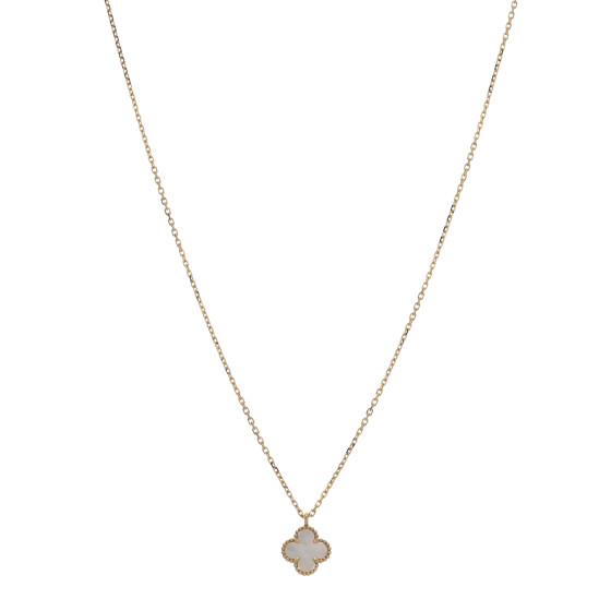 VAN CLEEF & ARPELS 18K Yellow Gold Mother of Pearl Sweet