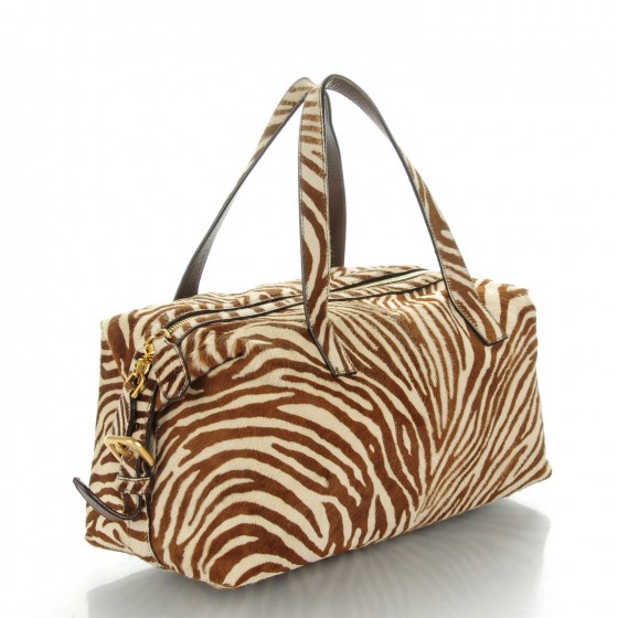 トートバッグ PRADA Printed Calf Hair Clutch Prada Printed Calf Hair Clutch | italist