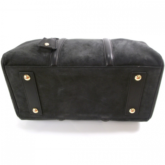 LOUIS VUITTON SCバッグ スエード ブラック LOUIS VUITTON Suede Calfskin SC Bag MM Asphalt 15544