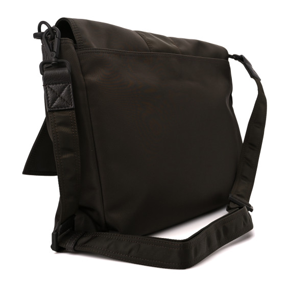 FENDI Econyl Nylon Cuoio Romano Monochrome Large Baguette