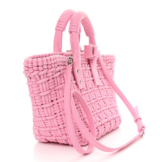 【バレンシアガ】最終セール！BISTRO XS スイートピンク Balenciaga ビストロ バスケット バッグ XS | ピンク | FARFETCH JP