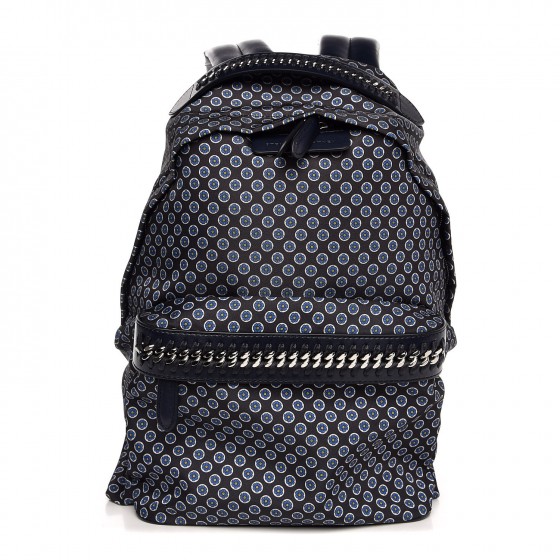 STELLA MCCARTNEY Nylon GO Flower Print Backpack Blue 317279