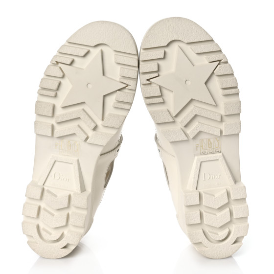 CHRISTIAN DIOR Brushed Calfskin Rubber Perforated Dioriron