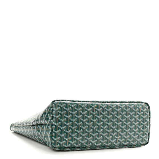 GOYARD Goyardine Chien Gris Bag Green 1188356 | FASHIONPHILE