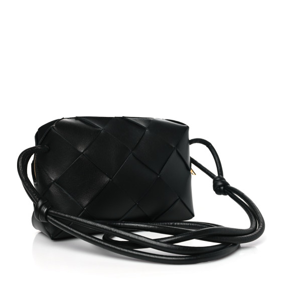 BOTTEGA VENETA Lambskin Maxi Intrecciato Small Cassette
