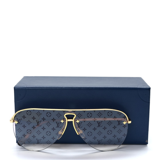 【最終価格】LOUIS VUITTONサングラス グリース・マスク/Z1469U LOUIS VUITTON Grease Mask Sunglasses Z1469U Gold 1083740