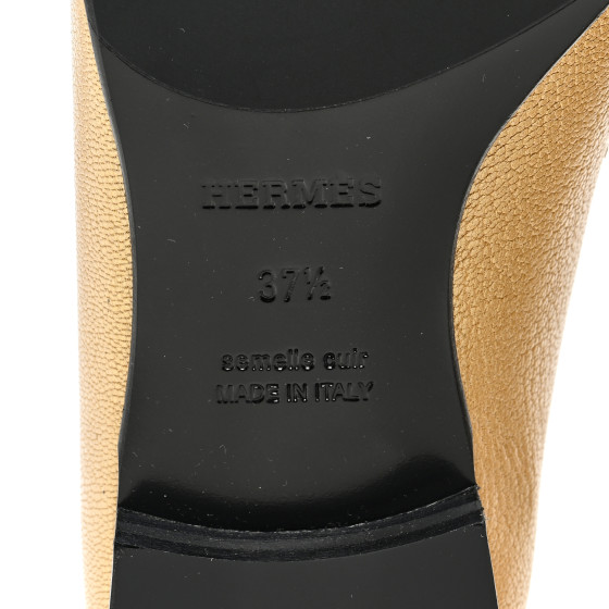 HERMES　PARIS　エルメス　ジャック・モンジャン HERMES Goatskin Mens Paris Loafers 40.5 Black 1383885