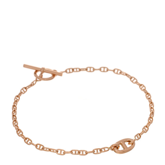 HERMES 18K Rose Gold TPM Farandole Bracelet ST 1498017