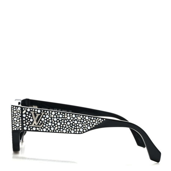 LOUIS VUITTON Acetate LV Clash Pearls & Strass Sunglasses