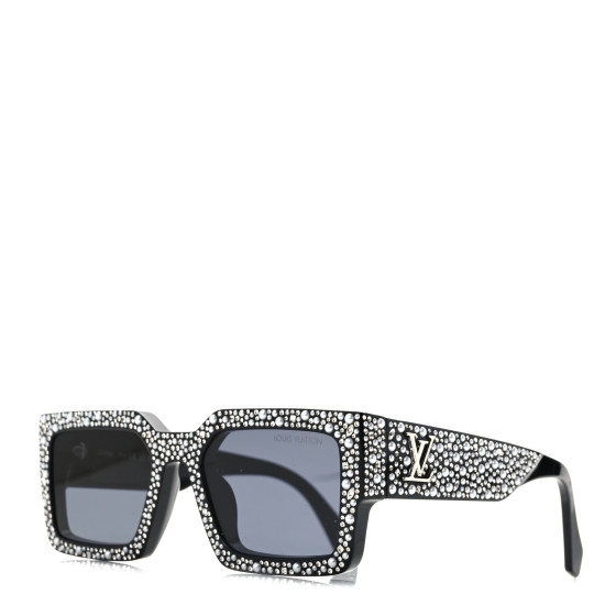 LOUIS VUITTON Acetate LV Clash Pearls & Strass Sunglasses