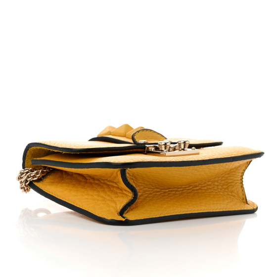 VALENTINO GARAVANI Pebbled Calfskin Mini Glam Lock Rockstud