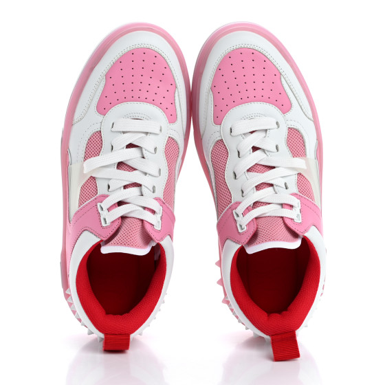 CHRISTIAN LOUBOUTIN Calfskin Spike Astroloubi Donna Low Top