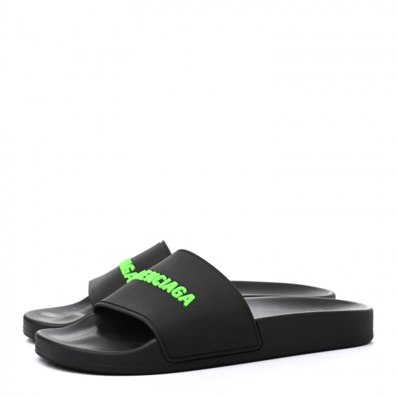 サンダル・ミュール BALENCIAGA SS25 Balenciaga Sandals Black (810517 W12H21010) Balenciaga Pool Slide Sandals | Neiman Marcus