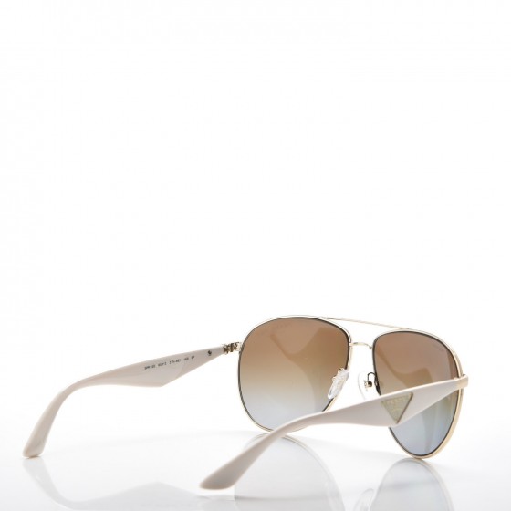PRADA サングラス ホワイト Prada PR 28ZS M (53 - 22) with Grey lenses and White frame