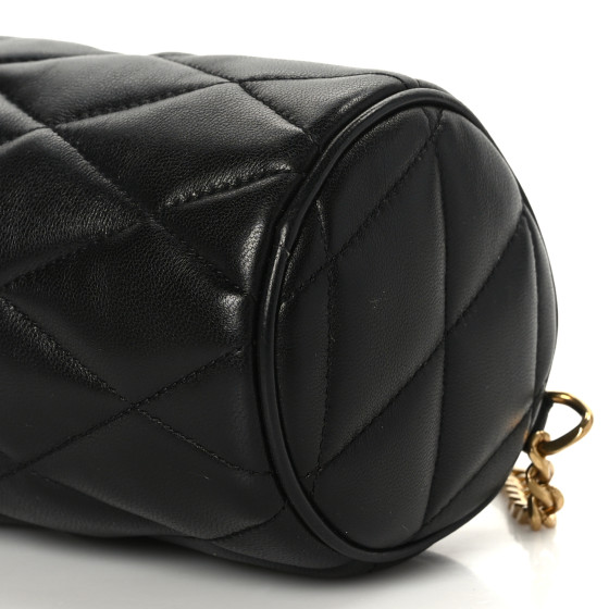 SAINT LAURENT シャーデー スモール チューブバッグ SAINT LAURENT Shearling Monogram Mini Sade Tube Bag Natural