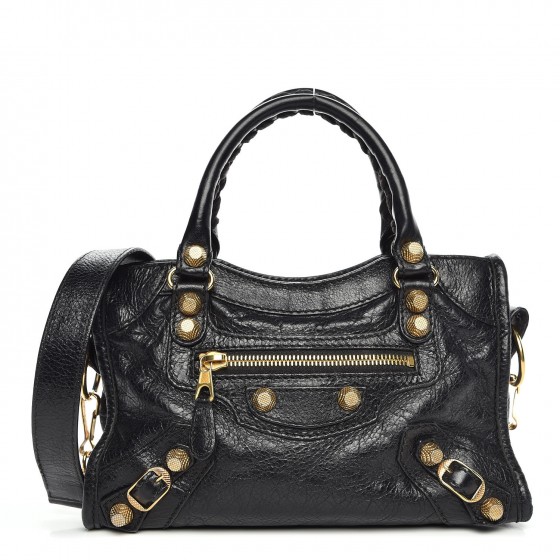 balenciaga giant 12 gold mini city