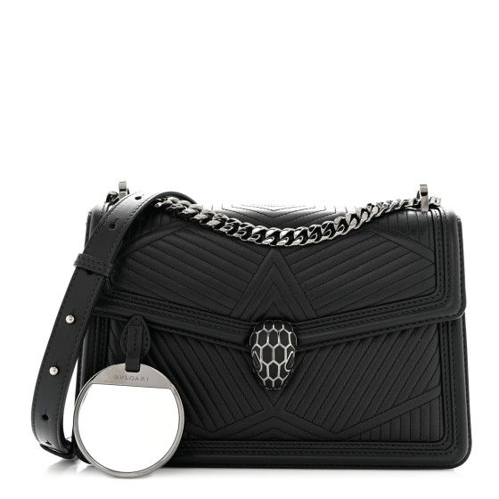 BULGARI Quilted Nappa Smooth Calfskin Serpenti Forever