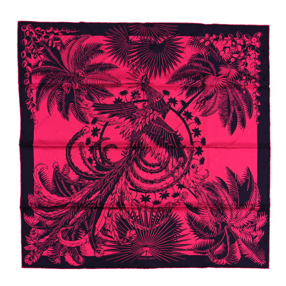 HERMES Mythique Phoenix スカーフ NEW HERMES MYTHIQUES PHOENIX COLORIAGE CASHMERE 140 GM 55