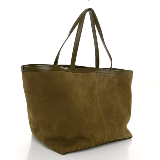 BOTTEGA VENETA - jhbs BOTTEGA VENETA Suede Nappa Intrecciato Large Flip Flap Tote