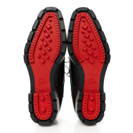 CHRISTIAN LOUBOUTIN Smooth Textured Calfskin Neoprene Mika