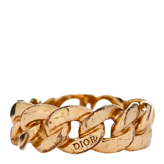 すぐ届く!DIOR DANSEUSE ETOILE リング メタル CHRISTIAN DIOR Metal Danseuse Etoile Chain Ring 50 5.5 S