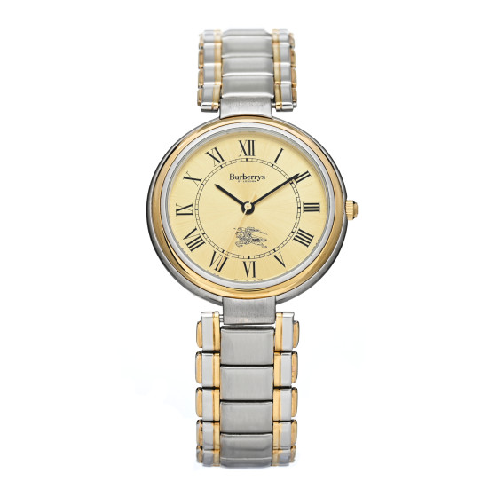 Burberry 時計 2本セット ゴールド/シルバー BURBERRY Stainless Steel 34mm 8000 Quartz Watch 1117956