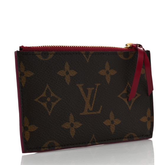 【Louis Vuitton】 Card Holder Monogram Fuchsia LOUIS VUITTON Monogram Card Holder Fuchsia 1680914