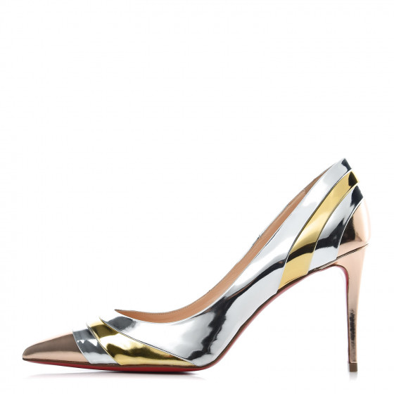 CHRISTIAN LOUBOUTIN Nappa Patent Veau Mirror Eklectica 85