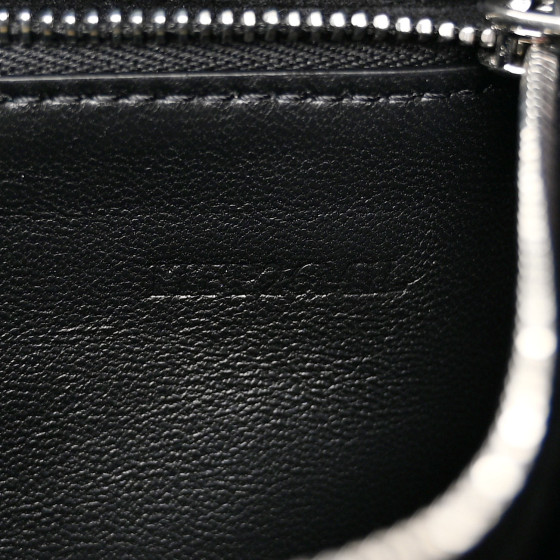 PHOEBE PHILO Calfskin Bean Bag Black 1396464 | FASHIONPHILE
