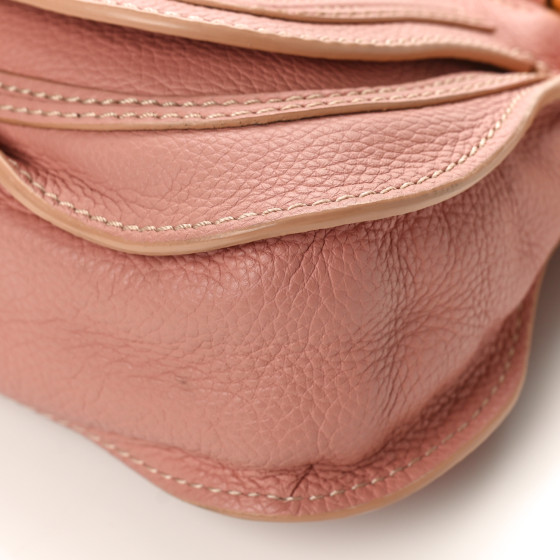 トートバッグ CHLOE Antiqued Pink Leather Medium Marcie Handbag CHLOE Calfskin Mini Marcie Satchel Light Pink 1391893