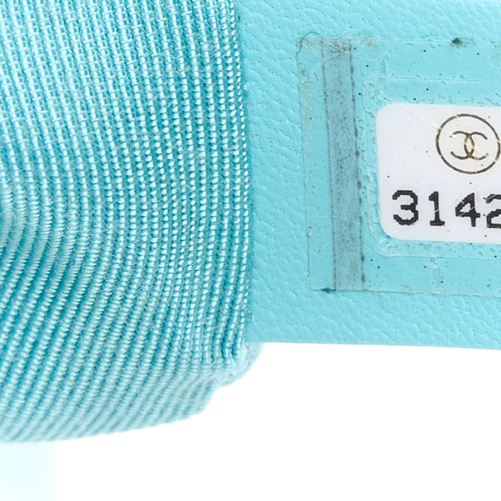 CHANEL Denim Quilted Medium Chanel 19 Flap Light Blue