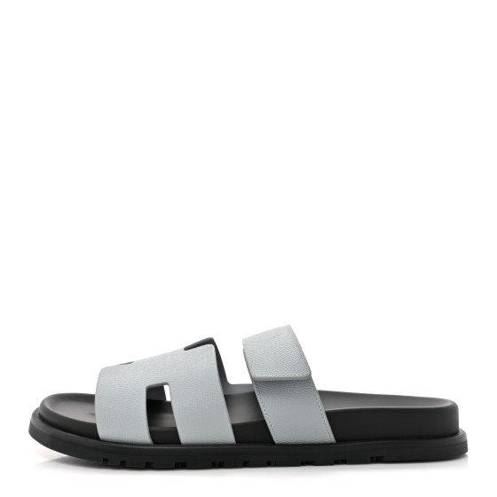 シンプル×エレガント【HERMES】Chypreサンダル Gris Nuage HERMES Epsom Mens Chypre Sandals 42.5 Gris Nuage 1567991