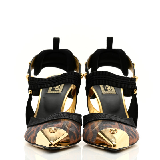 【関税&送料込】Fendi Slingback Fendi Black and Brown Forever Fendi Slingback Heels Fendi