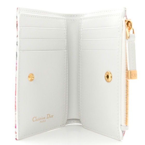 【DIOR】Miss Dior Dahlia ウォレット Dior Jolie Dahlia Wallet Black Cannage Lambskin | DIOR