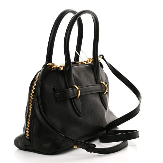 MIU MIU Nappa Aviator Regular Aventure Bag Black 1547343
