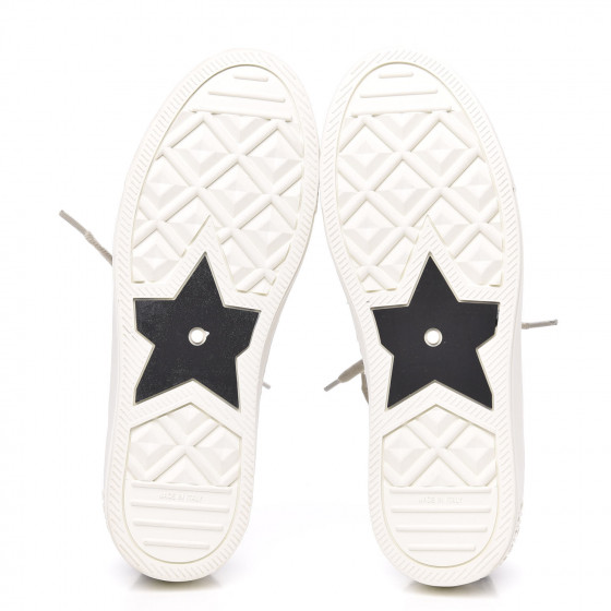 CHRISTIAN DIOR Canvas Oblique Walk'N'Dior Low Top Sneakers