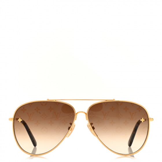 LOUIS VUITTON Metal The LV Pilot Sunglasses Z1619U Gradient