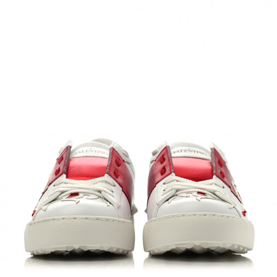 とう♡VALENTINO Valentino V-Punk Buckle Rockstud Leather Womens Sneakers Sz