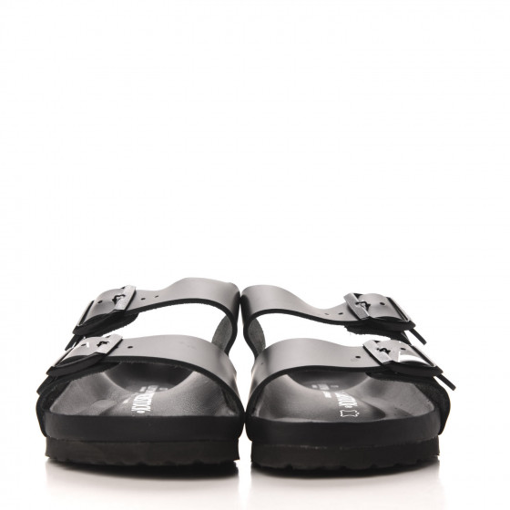 F04123 新品 VALENTINO×BIRKENSTOCK：39(25cm) VALENTINO GARAVANI Calfskin VLTN Birkenstock Slide Sandals