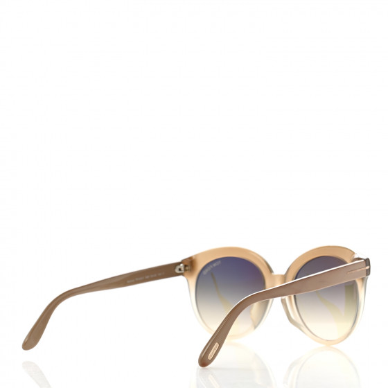 TOM FORD Monica Round Sunglasses TF429 Gold 1057564