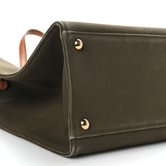 FENDI 　♡I♡ Fendi 2way bag Sunshine Shopper f-21527 Khaki green